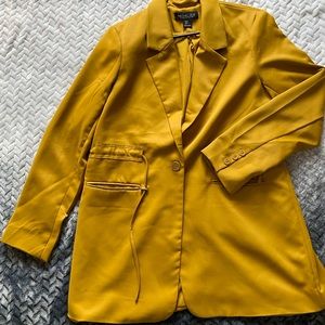 Mustard yellow blazer